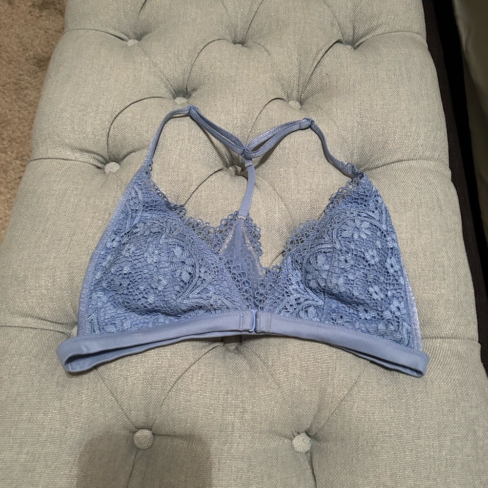 Victoria’s Secret Lace Bralette in Light Blue